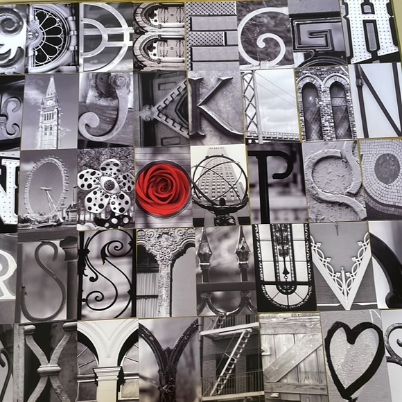 Photo set - architectural alphabet letters - Picture 1 of 10